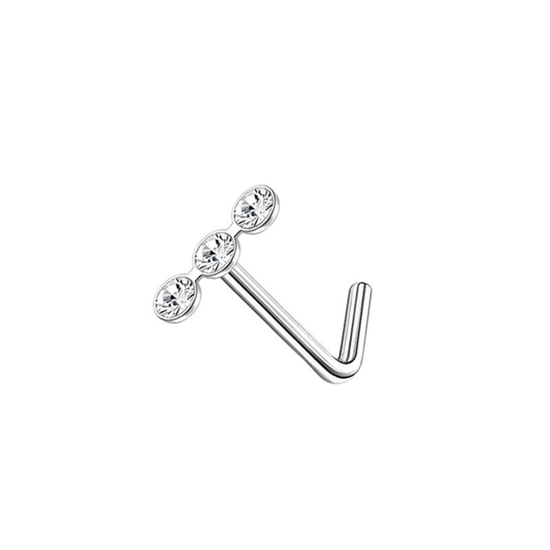 Zircon Nose Ring | Luxury Stainless Steel Piercing | 13 Styles