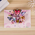 Handcrafted 3D Pansy Greeting Card — Sculptural Floral Design