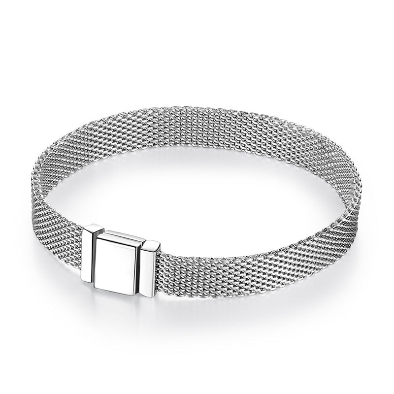 Silver Mist – 925 Sterling Silver Oxidized Bead Luxury Bracelet