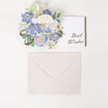 Elegant 3D Floral Greeting Card — Bi-Fold with Matching Envelope