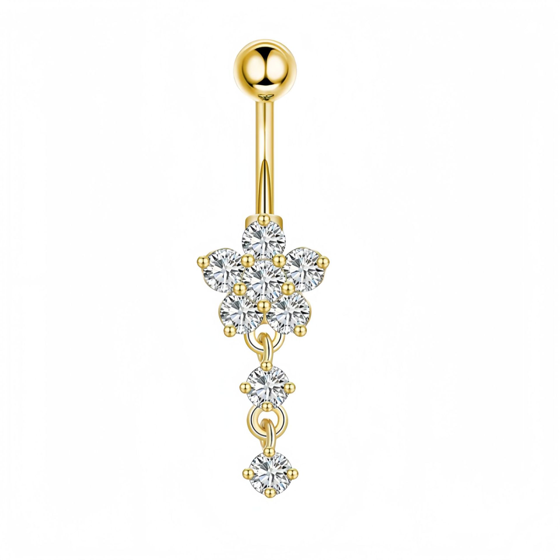Zircon Butterfly Belly Button Ring — 60 Designs
