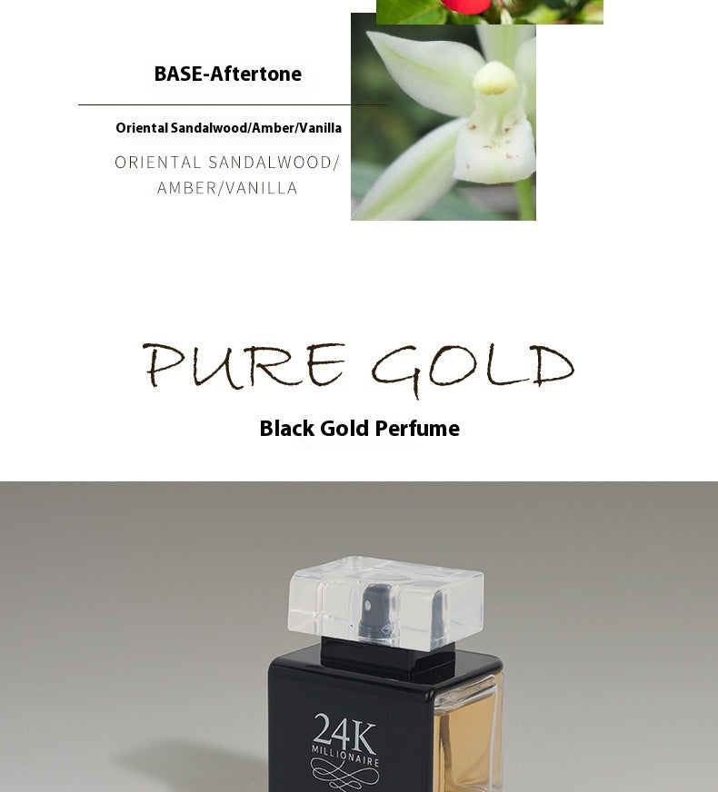 Luxury 24K Gold Women's Perfume — Long-Lasting Elegant Fragrance