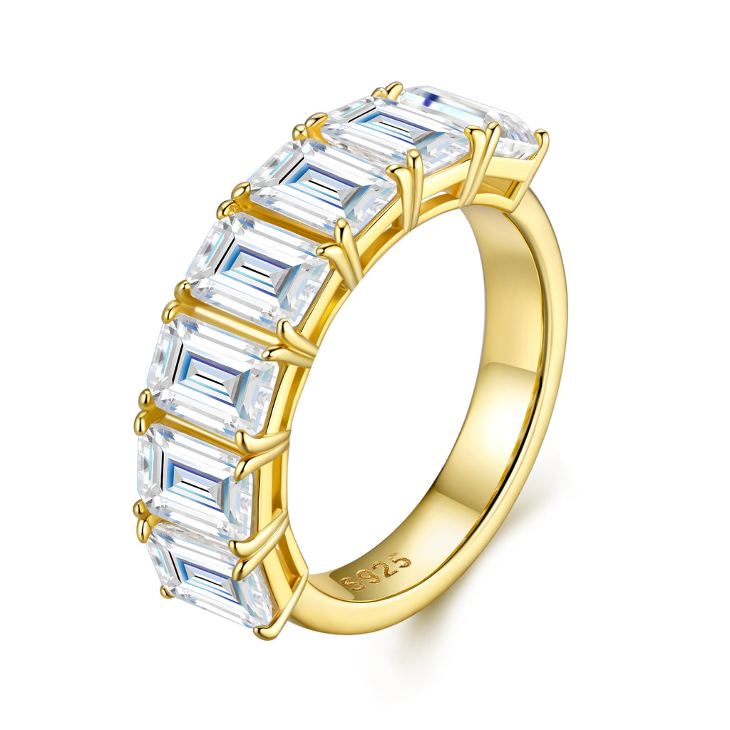 Cushion-Cut Morganite Ring — 18K Gold-Plated S925 Silver | GRA Certified