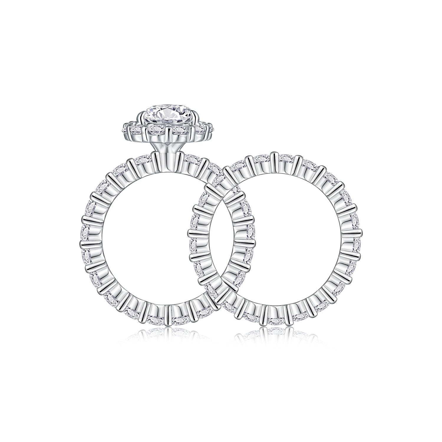 Larme — Pear-Cut Moissanite Wedding Ring