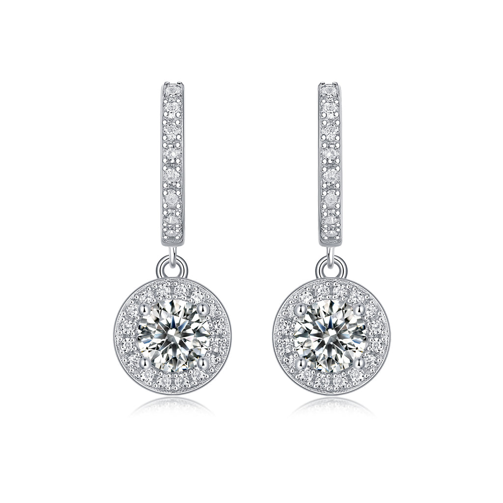 Lumière — S925 Silver Moissanite Stud Earrings