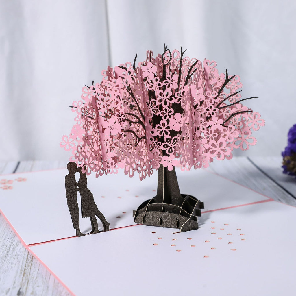 Luxury 3D Laser-Cut Love Greeting Card — Handcrafted Pop-Up Design