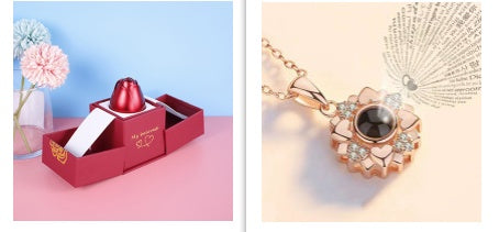 Eternal Rose — Crystal Necklace & Luxury Gift Box