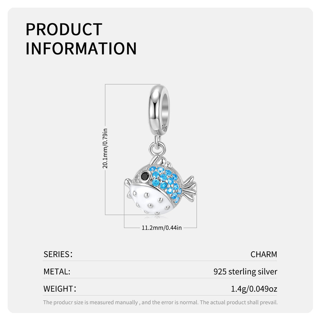 Mer — 925 Silver Ocean Charm Bead