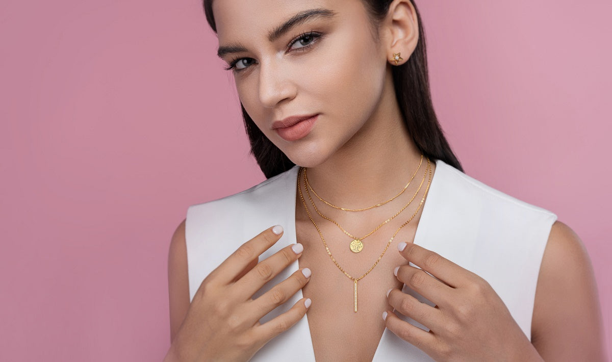 Morganite Pendant Necklace — 18K Gold-Plated S925 Silver | GRA Certified