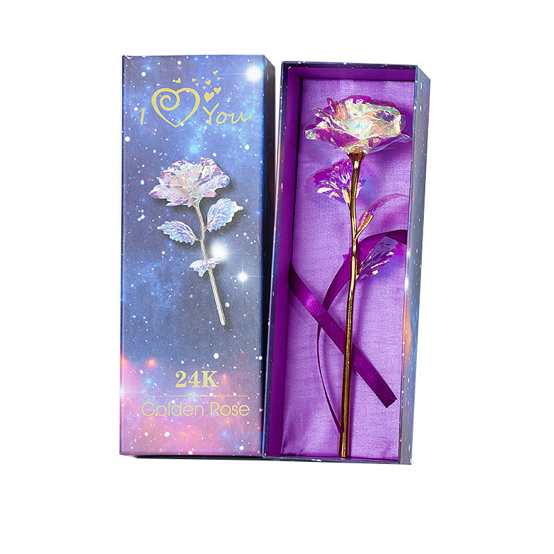 Handcrafted Gold Foil Rose | Luminous Luxury Gift Box