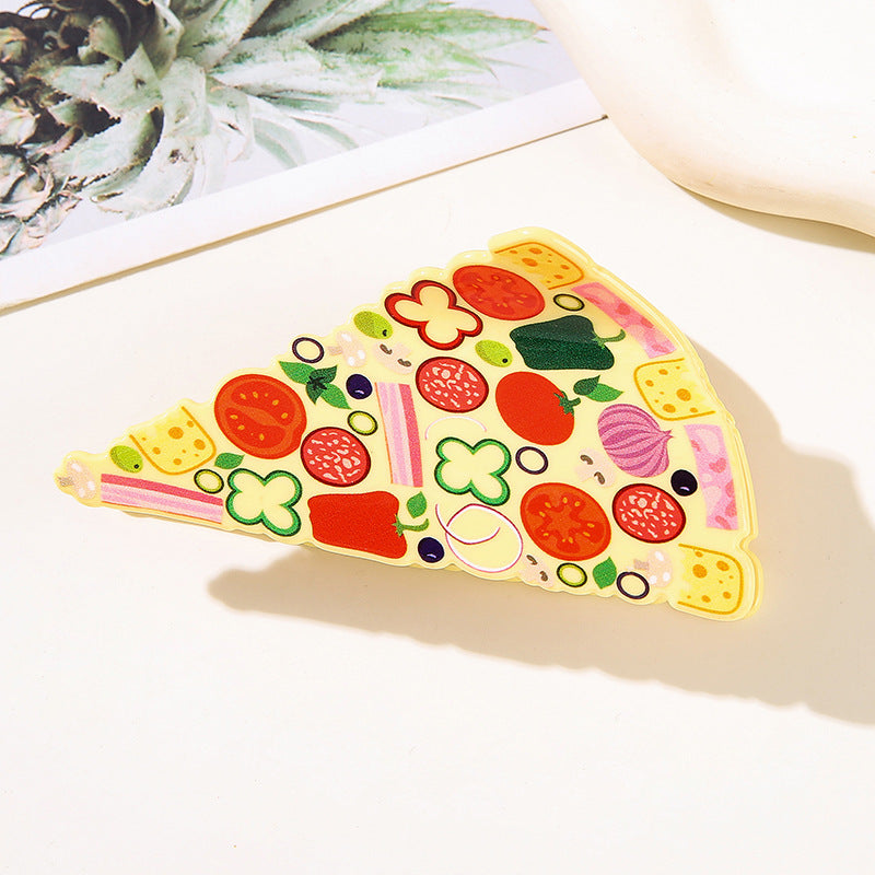 Cute Food Hair Clips | Luxury Novelty Accessories | Coffee, Pizza & More