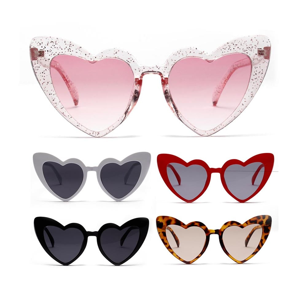 Peach Heart Sunglasses — Romantic Fashion Eyewear