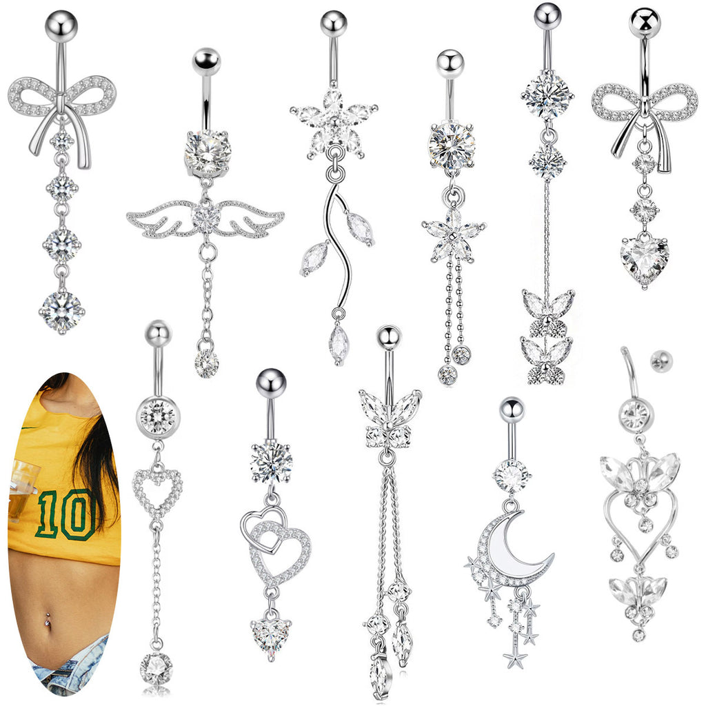 Papillon — Stainless Steel Navel Piercing Collection
