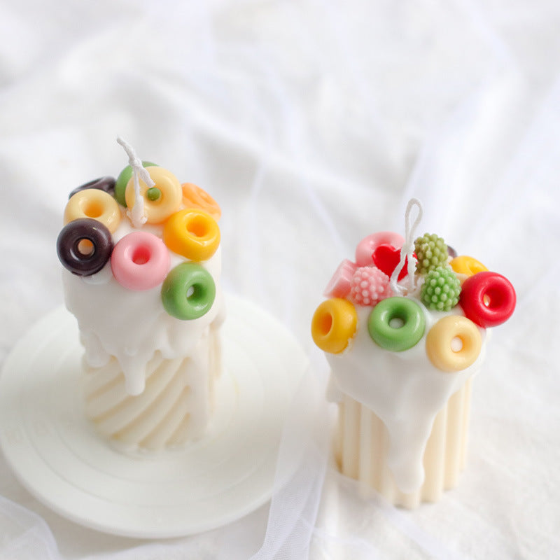 Acrylic Candle DIY Mould — Textured Design for Handmade Candles