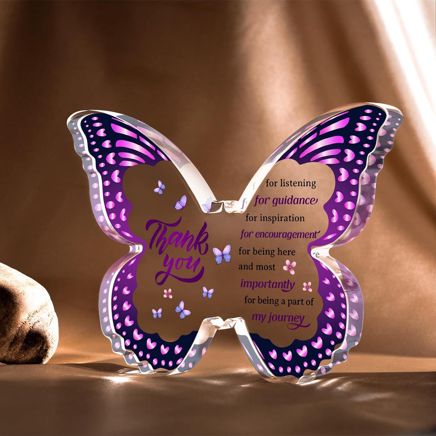 Butterfly Acrylic Keepsake — Personalised Gift for Her