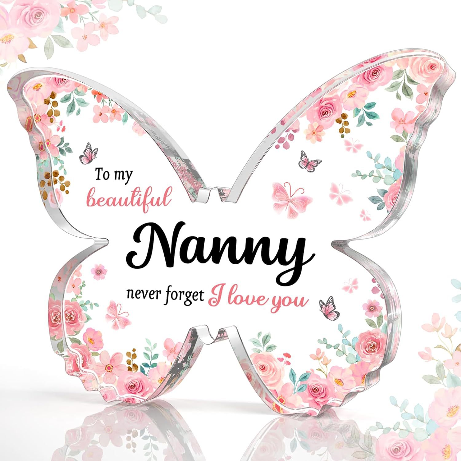 Butterfly Acrylic Keepsake — Personalised Gift for Her