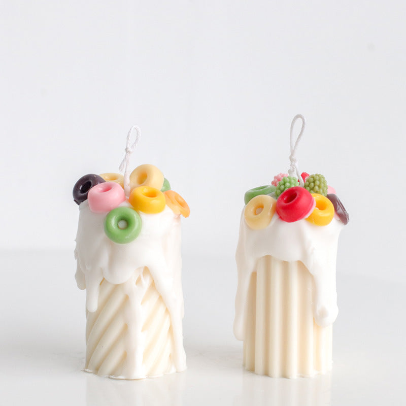 Acrylic Candle DIY Mould — Textured Design for Handmade Candles