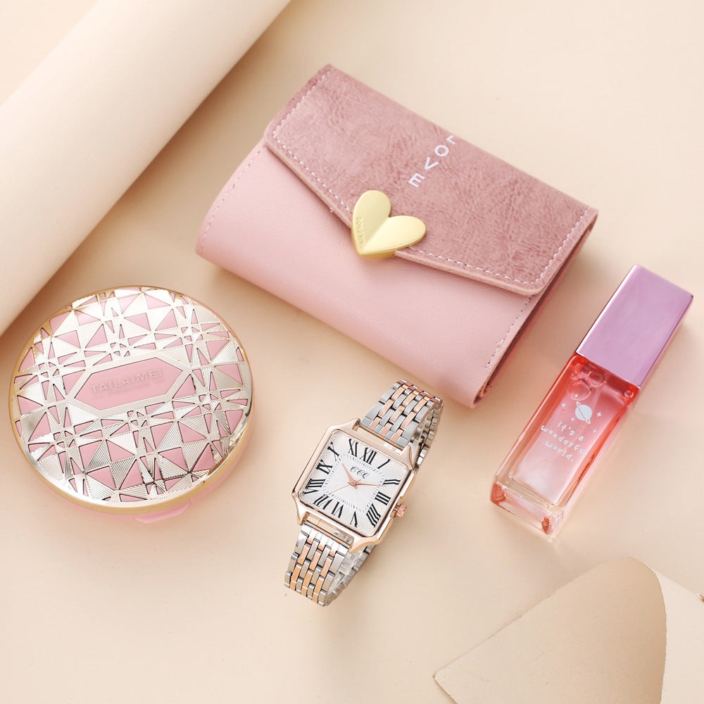 The Daily Luxe — Women's Gift Set | Watch, Perfume, BB Cushion & Wallet