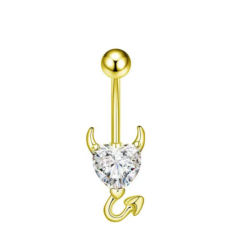 Zircon Butterfly Belly Button Ring — 60 Designs