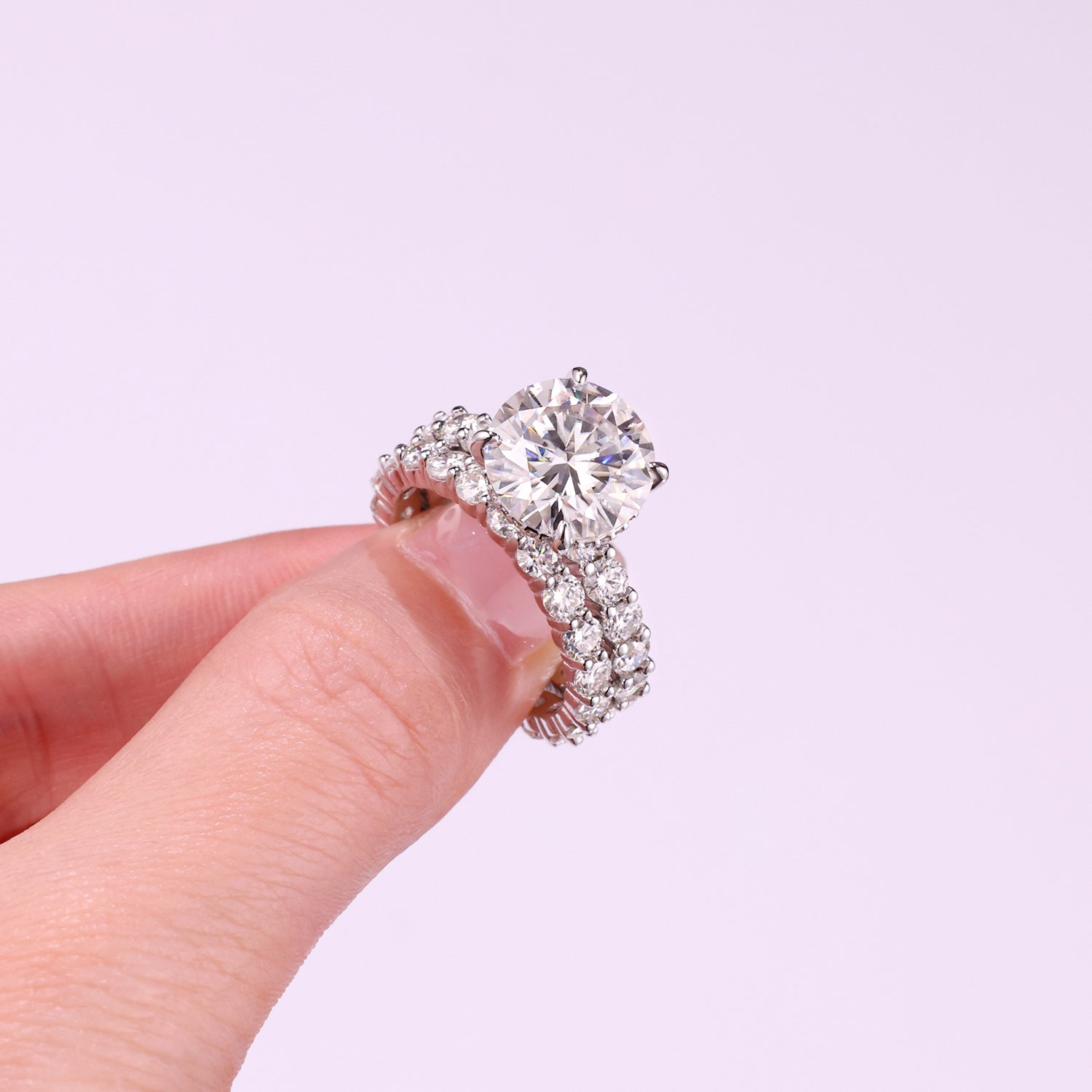 Promesse — 5-Carat Moissanite Wedding Ring