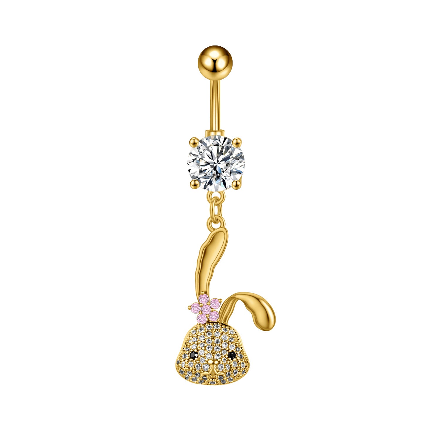 Zircon Butterfly Belly Button Ring — 60 Designs