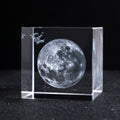 Crystal Moon Astronaut Lamp — Luxury K9 Crystal