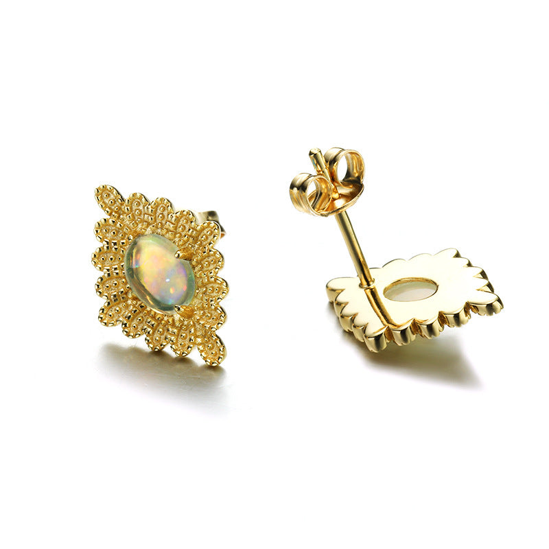 Lumière Opal Drop Earrings