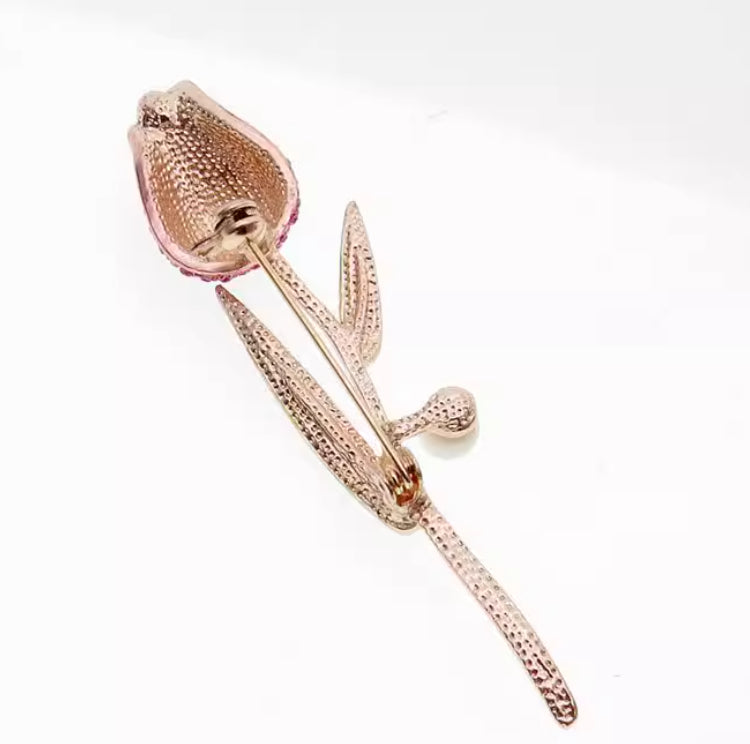 Rose Bud Brooch | Romantic Luxury Women's Jewelry Gift
