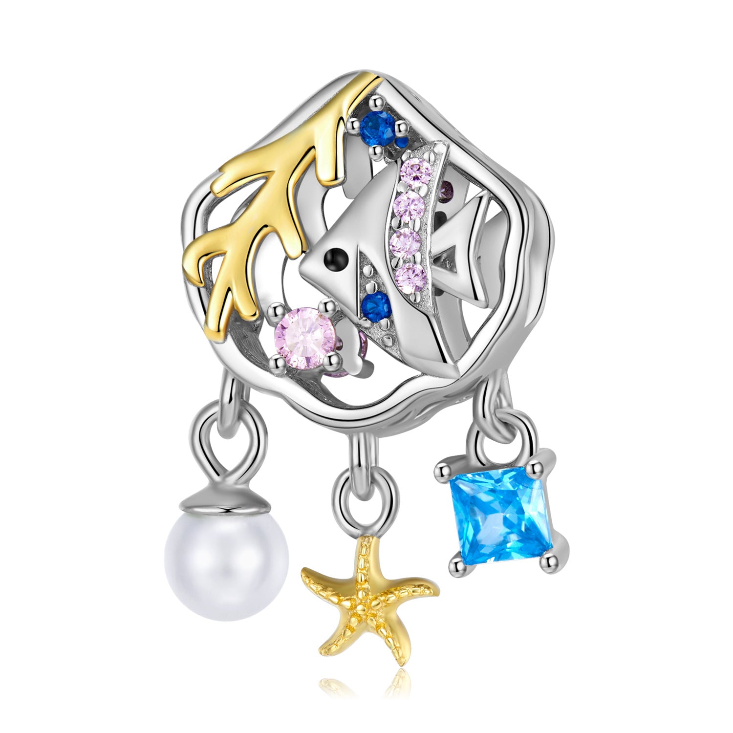 Mer — 925 Silver Ocean Charm Bead