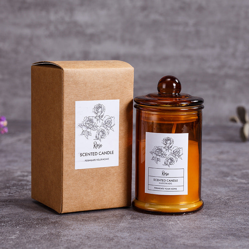 Minimalist Soy Wax Botanical Candle — 6 Signature Scents