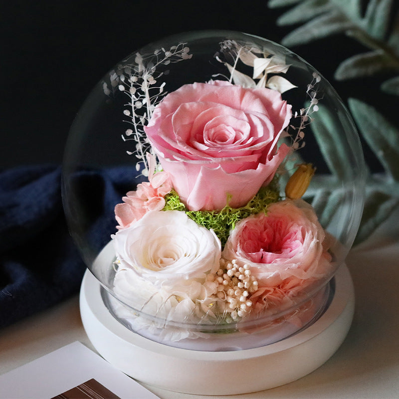 Luxury Dried Flower Glass Dome — Eternal Botanical Ornament | 23 Styles
