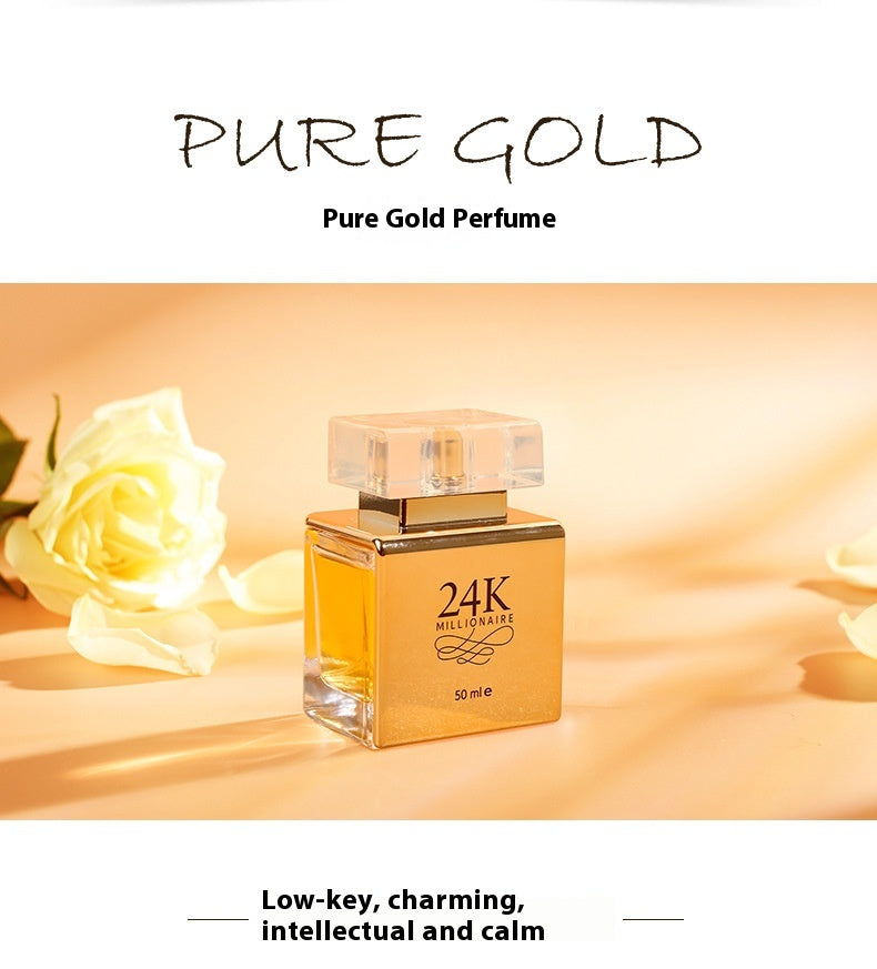 Luxury 24K Gold Women's Perfume — Long-Lasting Elegant Fragrance