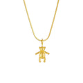 Sweet Bear 925 Sterling Silver Cute Character Pendant Necklace