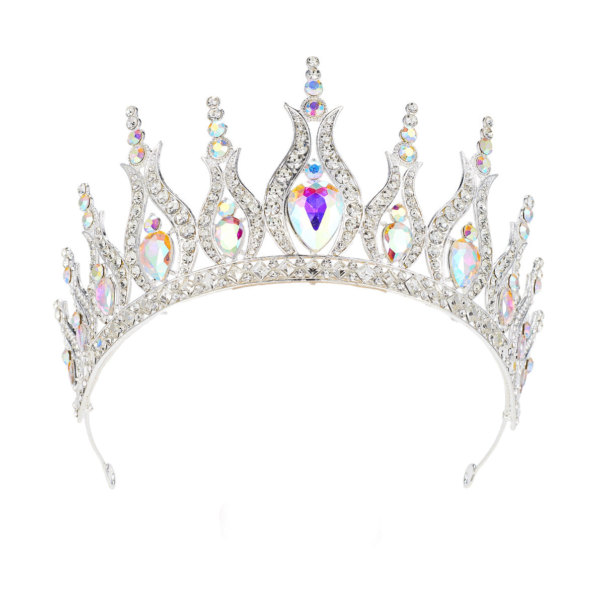 Crystal Bridal Crown — Wedding & Ball Gown Headpiece