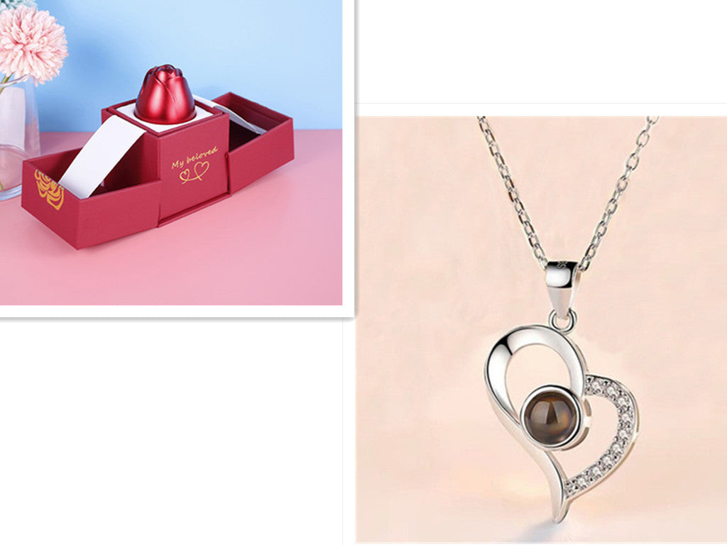 Eternal Rose — Crystal Necklace & Luxury Gift Box