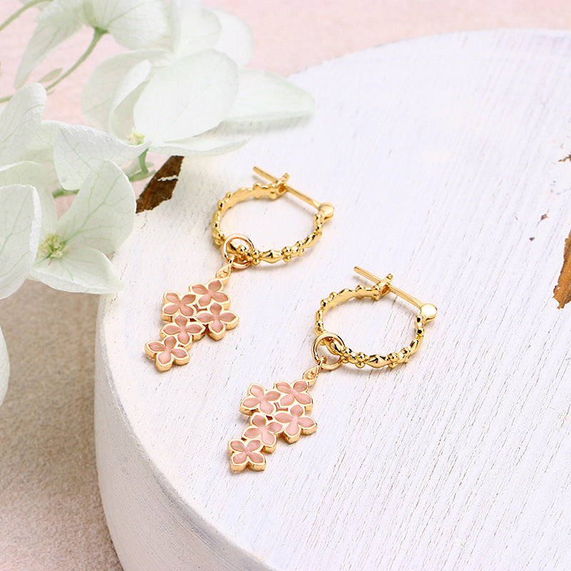 Fleurie Enamel Flower Earrings