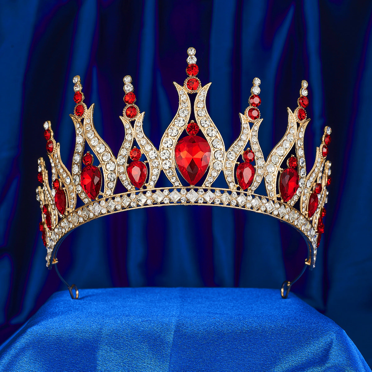 Crystal Bridal Crown — Wedding & Ball Gown Headpiece