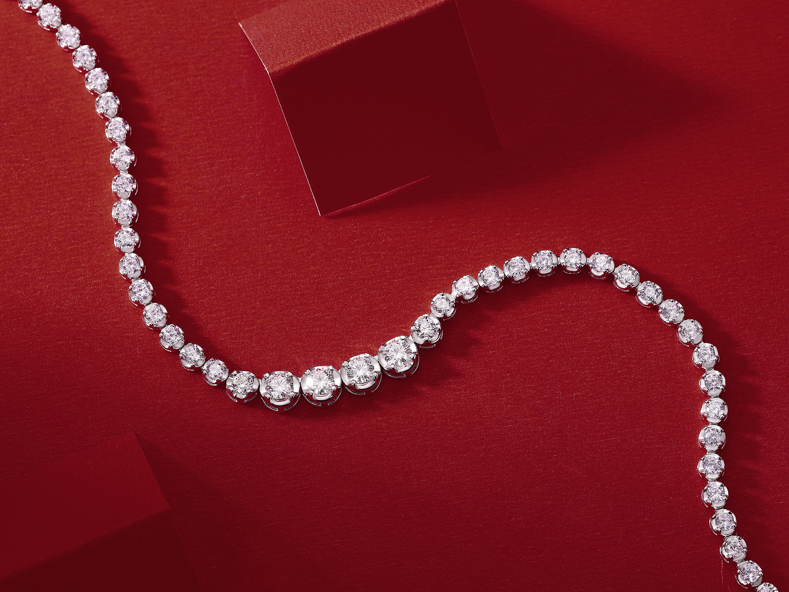 In The Name of Light – Moissanite Pendant Necklace | Platinum-Plated Sterling Silver