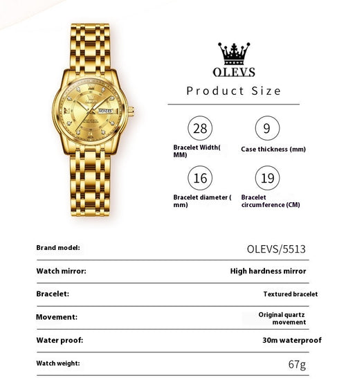 "Tempus — Luxury Quartz Watch | Roman Numerals | Waterproof | Men & Women"