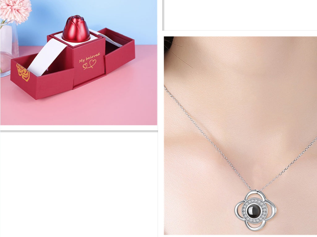 Eternal Rose — Crystal Necklace & Luxury Gift Box