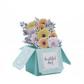 Handcrafted 3D Paper-Cut Floral Greeting Card — Hollow Sculptural Design