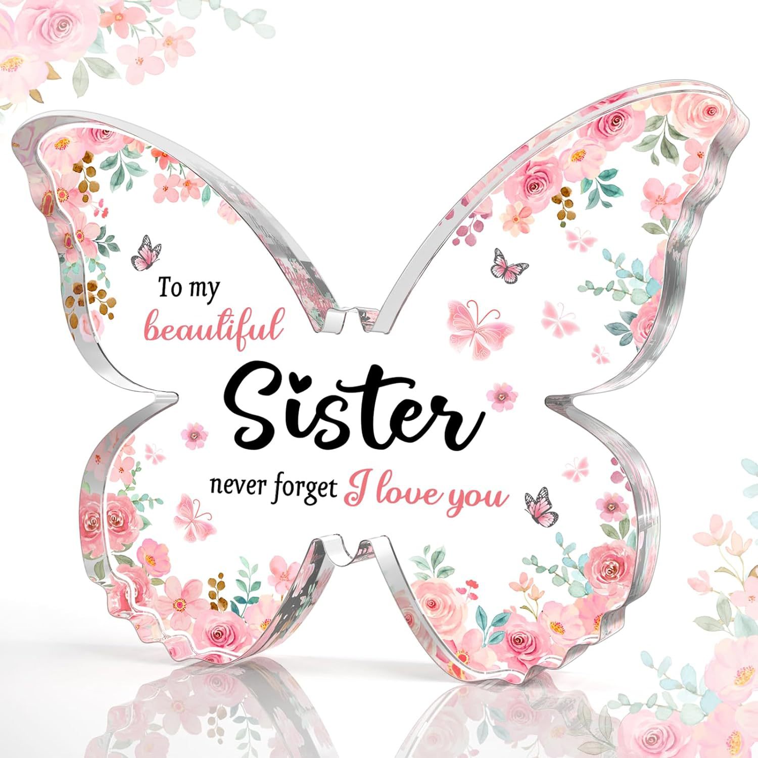 Butterfly Acrylic Keepsake — Personalised Gift for Her