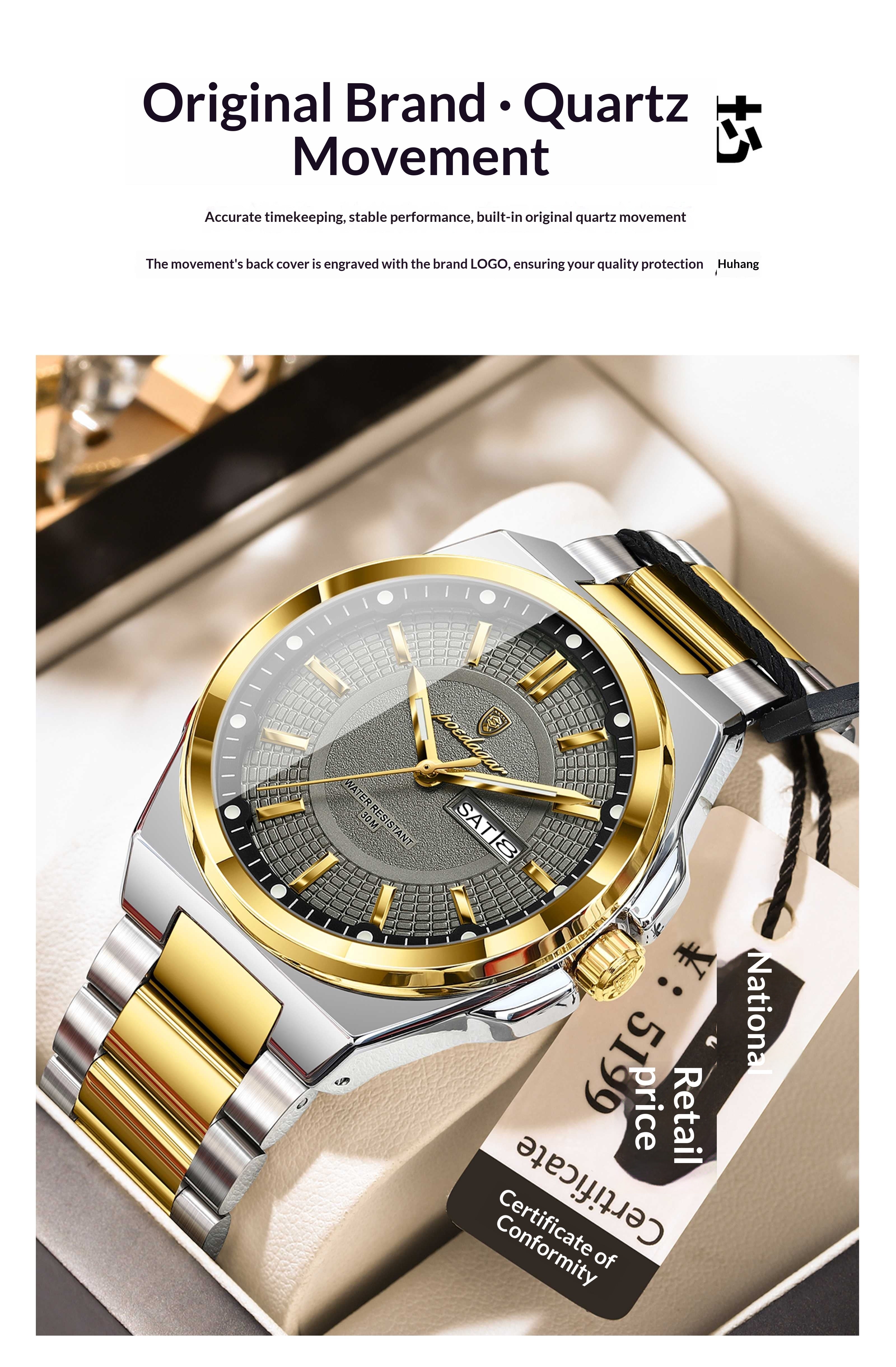 Luxury Minimalist Men's Watch | Ultra-Slim Alloy Timepiece | 11 Colour Finishes