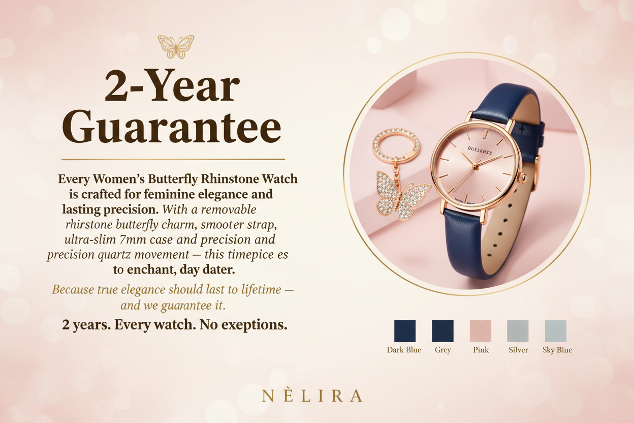 Butterfly Watch - 2-Year Guarantee