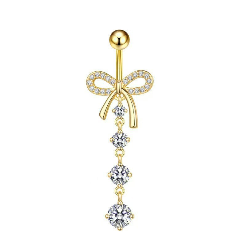 Zircon Butterfly Belly Button Ring — 60 Designs
