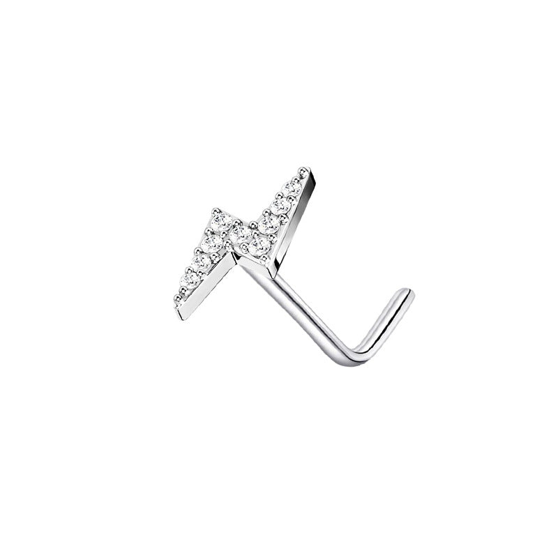 Zircon Nose Ring | Luxury Stainless Steel Piercing | 13 Styles