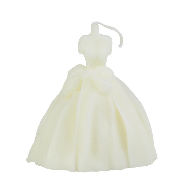Wedding Dress Scented Candle — Handmade Gift Box Edition