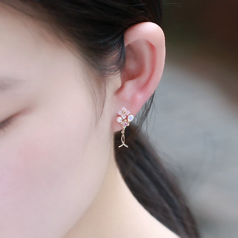Rosée Shell Ribbon Earrings