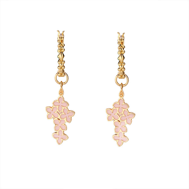 Fleurie Enamel Flower Earrings