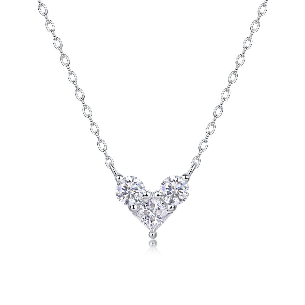 Éclat — S925 Silver Moissanite Pendant Necklace